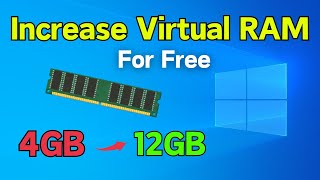 How to Increase Virtual Memory on Windows 10  Boost Performance amp RAM🚀 Quick Tutorial [upl. by Coltun]