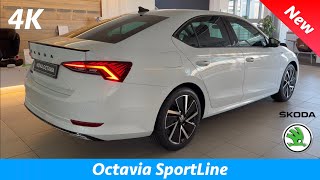 Škoda Octavia 4 SportLine 2022  First FULL review in 4K  Exterior  Interior Price [upl. by Wilser381]