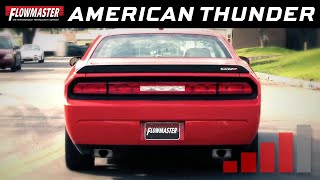 200814 Dodge Challenger SRT8  American Thunder CatBack Exhaust System 817499 [upl. by Ayaladnot659]