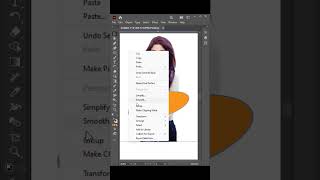 Adobe Illustrator Half Image Masking Short Tricks [upl. by Rangel]