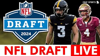 NFL Draft 2024 Live Day 2  Rounds 23 [upl. by Oiluarb714]