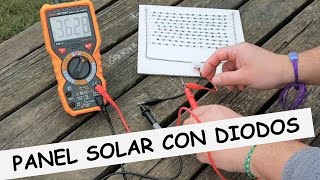 PANEL SOLAR con DIODOS [upl. by Mendie]