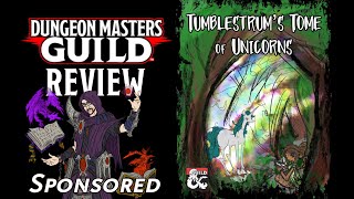 DMs Guild Review  Tumblestrums Tome of Unicorns Sponsored [upl. by Jarus]