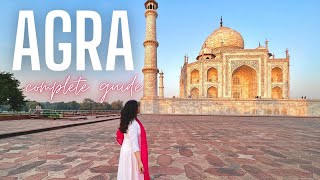 AGRA Tourist Spots Street food Royal Thali Unlimited Buffet amp Luxury Hotel complete guide [upl. by Dahle]