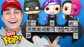 Building The Worlds Smallest Batman Bitty Pop Display [upl. by Aeneas]