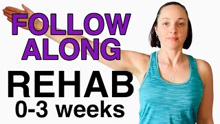 Breast Cancer Exercises FOLLOW ALONG 03 weeks postsurgery [upl. by Aiym]