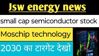 jsw energy share latest news  moschip technology share latest news  jswenergy [upl. by Xed455]