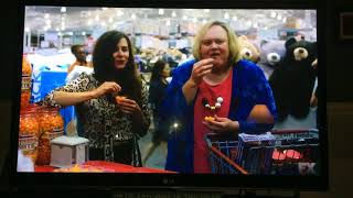 Mrs Baskets and Penelope in Costco [upl. by Atiuqrehs316]