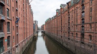 A Walk in Hamburg Speicherstadt and the Elbphilharmonie [upl. by Clute325]