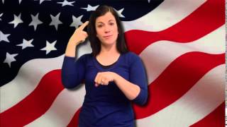 Pledge of Allegiance American Sign Language [upl. by Annairba]