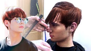 Haircut Touch Up  Hair Color Update  Mens Hair  My Hairstyles  Ruben Ramos [upl. by Nedgo]