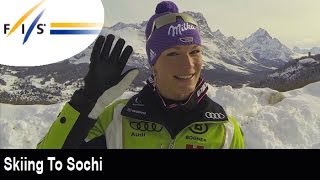 Skiing to Sochi with Maria HöflRiesch [upl. by Anialahs]