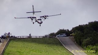 St Barth Amazing Plane landing and Takeoff footage at Gustaf III Airport [upl. by Kleper]