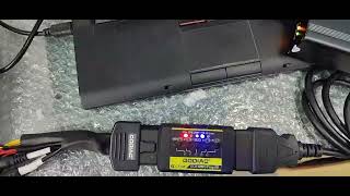 Read Car ECU with Godiag OBD2 Jumper for ECU and GT105 OBD II Break Out Box [upl. by Reinar]