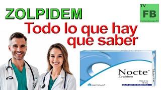 ZOLPIDEM Para qué Sirve Cómo se toma y todo lo que hay que saber ¡Medicamento Seguro👨‍🔬💊 [upl. by Anigriv809]