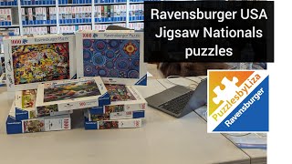 Ravensburger ALL USA Jigsaw Puzzle Nationals  puzzlesbyLiza [upl. by Lyrad631]