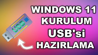 Desteklemeyen ve Destekleyen Bilgisayarlar İçin WINDOWS 11 FORMAT USBsi Oluşturma [upl. by Elleinahc]