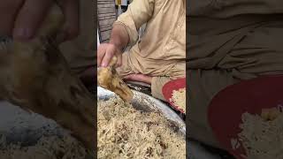 Peshawar Street food beef kabuli pulao food foodp [upl. by Stephen]