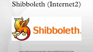 Shibboleth Internet2 [upl. by Aidnis152]