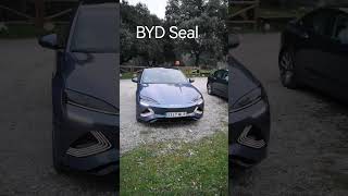 BMW i4 vs BYD Seal vs Polestar 2 vs Tesla Model 3 electrocomparativa [upl. by Efron]