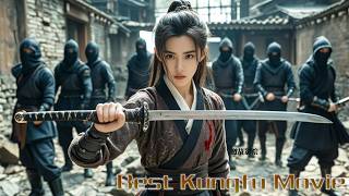 Kung Fu Movie Killers ambush a frail girl but she’s a Kung Fu master who can defeat 10 opponents [upl. by Randee]