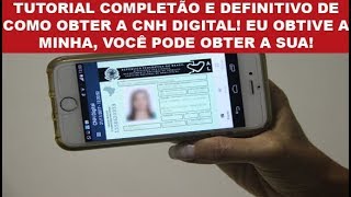 COMO BAIXAR CNH DIGITAL NO CELULAR DENATRAN SERPRO PASSO A PASSO COMPLETÃO E DEFINITIVO [upl. by Sardella]