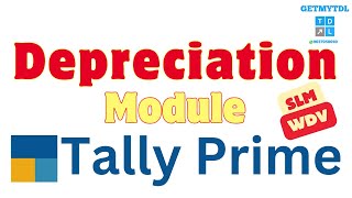 How to Enter Depreciation Entry In TallyPrime  tally customization services  Tally addon [upl. by Ojimmas]