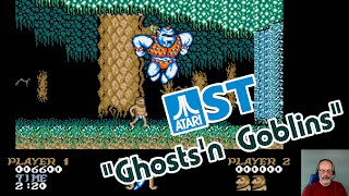 Atari ST Game Play Ghostsn Goblins [upl. by Tedmund]