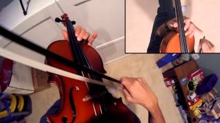 F Major Scale Two Octaves Violin 1080p HD [upl. by Xer453]