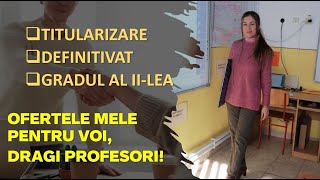 OFERTA pentru profesori titularizare def grad 2 metodică [upl. by Varini]