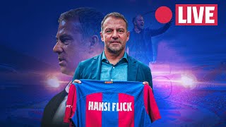 🔴 FULL LIVESTREAM HANSI FLICKs OFFICIAL PRESENTATION as FC Barcelona coach 🔵🔴 [upl. by Weinreb]