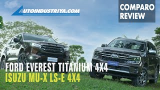 2023 Ford Everest vs 2022 Isuzu muX 4x4 SUV Comparo Got PHP 25M for a PPV [upl. by Eibrad724]