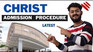 Latest admission procedure of Christ university for BBA and Bcom  2024 [upl. by Louie]