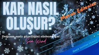 KAR NASIL OLUŞUR  Doğanın en güzel süslerinden ❄❄❄ [upl. by Arelus446]