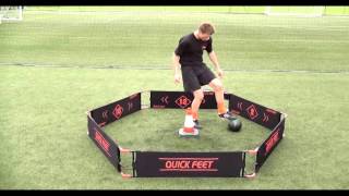 The Cone Drill using the Quick Feet Trainer shown by Ben Nugent [upl. by Nele]