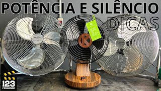 COMO DEIXAR O VENTILADOR SILENCIOSO E EFICIENTE DICAS DE COMO ESCOLHER O MELHOR VENTILADOR PRA VOCÊ [upl. by Nanaj]