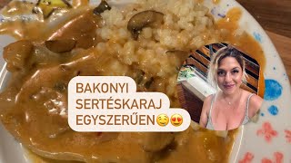 ÍZLETES BAKONYI SERTÉSKARAJ AHOGY MI SZERETJÜK 🤤❤️😍 [upl. by Caryl]