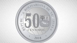 Moneda de 50 céntimos  Reconversión Monetaria en Venezuela [upl. by Dimitri]