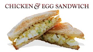 Crispy Chicken amp Egg Club Sandwich  Quick and Easy Breakfast Recipes [upl. by Petronella]