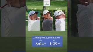 Top player tee times for first round of 2024 PGA Championship [upl. by Octavla]