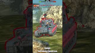 Obj268 in Action wotblitz tanksblitz [upl. by Anirav]