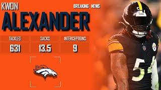 𝐁𝐑𝐄𝐀𝐊𝐈𝐍𝐆 𝐍𝐄𝐖𝐒 Kwon Alexander Signs With Denver Broncos Practice Squad  2024 NFL Season [upl. by Anallise]