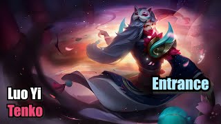 Luo Yi Tenko Skin Elite Entrance Upscale 4K Mobile Legends MOBILELEGENDS [upl. by Sices]