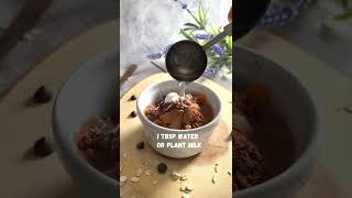 Vegan Chocolate Mug Cake Vegan Dessert Low calorie vegan dessertWFPB vegan vegandessert [upl. by Monda]