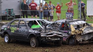 Alvinston Stock Compact 2024 Demolition Derby [upl. by Nithsa]