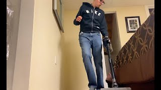 LG CordZero Vacuuming Basement Bedroom [upl. by Bottali]