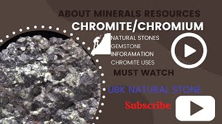 IRON CHROMITE CHROMITECHROMITE OREMETAL CHROMIUMINFOUSESCLASSIFICATION [upl. by Tammara653]