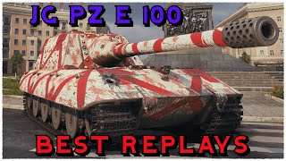 Jg Pz E 100  8800 dmg wot blitz [upl. by Siron]