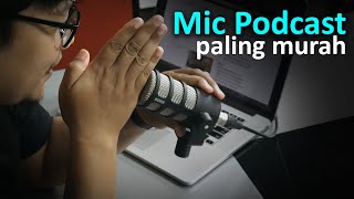 Rode Podmic  Mic Podcast Murah Terbaik  Microphone Dynamic SM58 killer [upl. by Iznik]