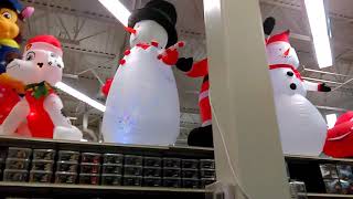 Tous les gonflables de NoÃ«l chez Canadian Tire 2018 [upl. by Delogu]